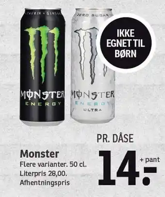 SPAR Monster tilbud