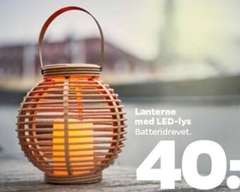 Netto Lanterne Med Led-Lys tilbud