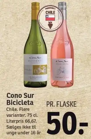 SPAR Cono sur bicicleta tilbud