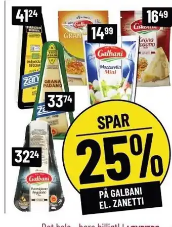 Løvbjerg Spar 25% på galbani el. zanetti tilbud