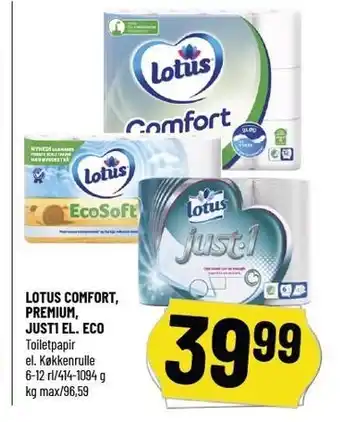 Løvbjerg Lotus comfort, premium, justi el. eco tilbud