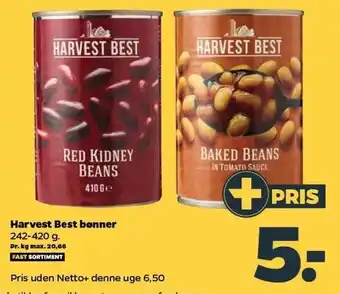 Netto Harvest best bønner tilbud