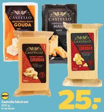 Netto Castello hård ost tilbud