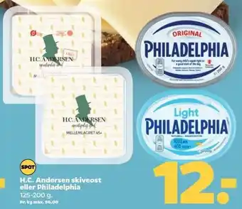 Netto H.c. andersen skiveost eller philadelphia tilbud