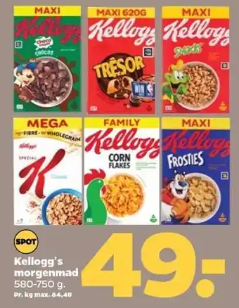 Netto Kellogg´s morgenmad tilbud