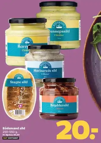 Netto Bådsmand sild tilbud