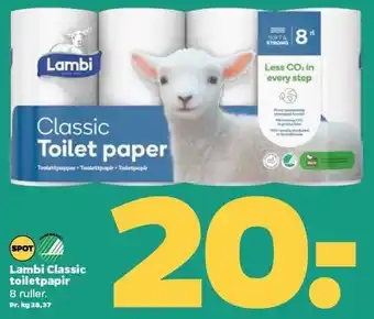 Netto Lambi classic toiletpapir tilbud