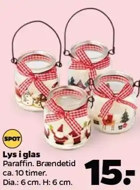 Netto Lys i glas tilbud