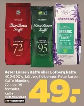Netto Peter larsen kaffe eller löfberg kaffe tilbud