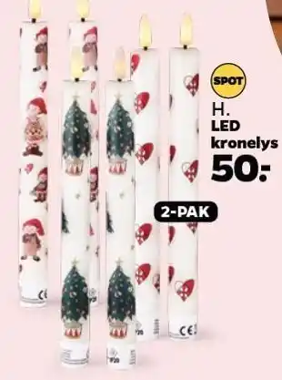 Netto Led kronelys tilbud