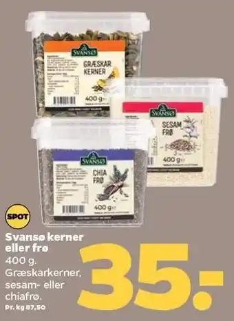 Svansø kerner eller frø
