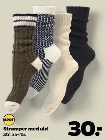 Netto Strømper med uld tilbud