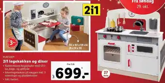 Lidl 2i1 legekøkken og diner tilbud