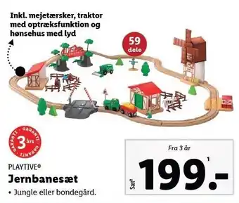 Lidl Jernbanesæt tilbud