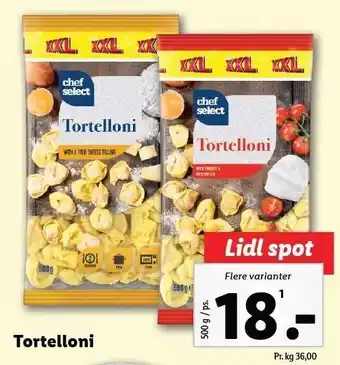 Lidl Tortelloni tilbud