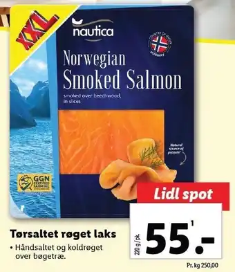 Lidl Tørsaltet røget laks tilbud