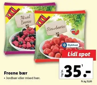 Lidl Frosne bær tilbud