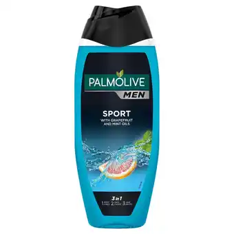 Fleggaard Palmolive shower gel men sport w. grapefruit and mint 500 ml tilbud