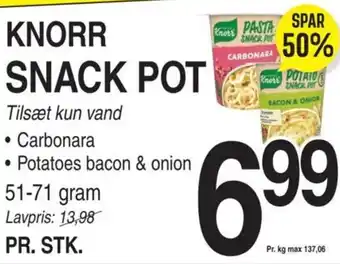 ABC Lavpris KNORR SNACK POT tilbud