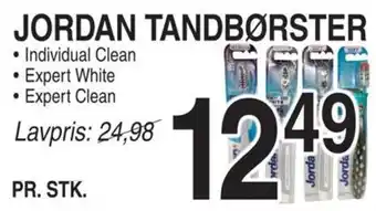 ABC Lavpris JORDAN TANDBØRSTER tilbud