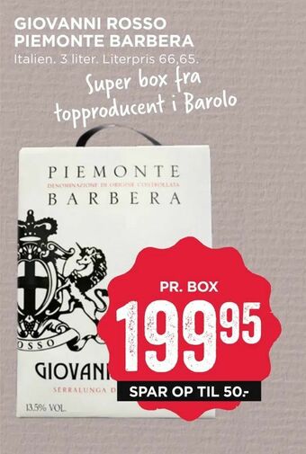 Giovanni rosso piemonte barbera