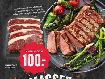 MENY Entrecote tilbud
