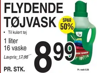 ABC Lavpris FLYDENDE TØJVASK tilbud