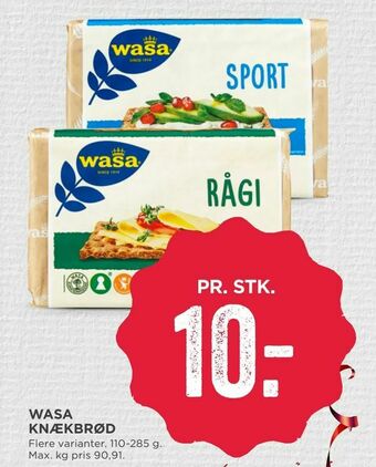 MENY Wasa knækbrød tilbud