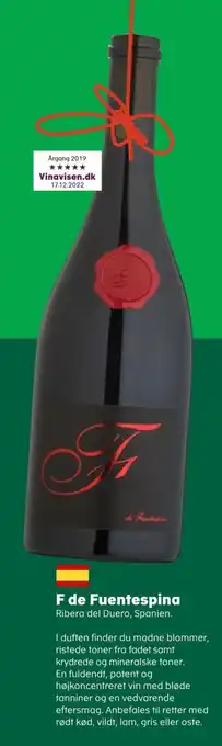 Kvickly F de Fuentespina Ribera del Duero, Spanien. tilbud