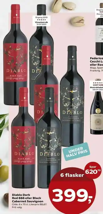 Diablo Dark Red 666 eller Black Cabernet Sauvignon