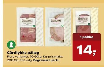 SuperBrugsen Gårdlykke pålæg tilbud