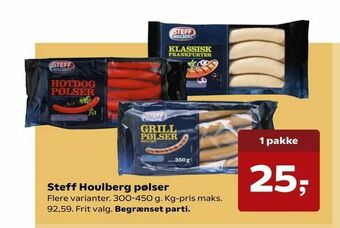 SuperBrugsen Steff Houlberg pølser tilbud