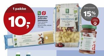SuperBrugsen Änglamark pasta eller pastasauce tilbud