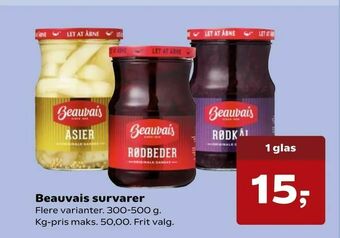 SuperBrugsen Beauvais survarer tilbud