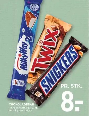 MENY CHOKOLADEBAR tilbud