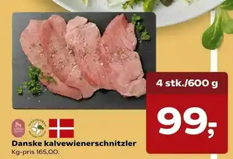 Danske kalvewienerschnitzler