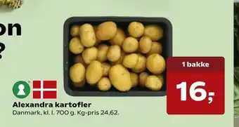SuperBrugsen Alexandra kartofler tilbud