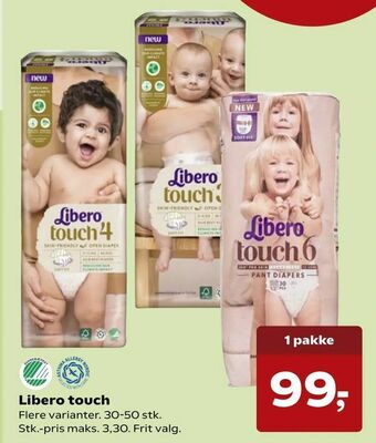 SuperBrugsen Libero touch tilbud