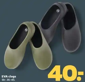 Netto Eva Clogs Str. 36-45. tilbud