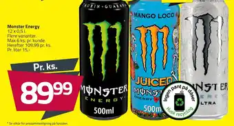 Fleggaard Monster Energy tilbud