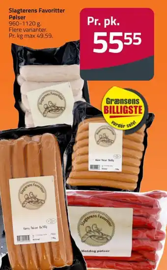 Fleggaard Slagterens Favoritter Pølser tilbud