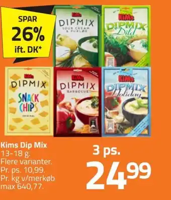 Fleggaard Kims Dip Mix tilbud