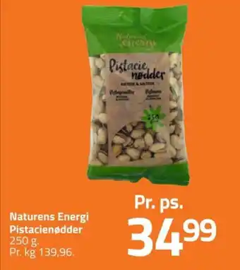 Fleggaard Naturens Energi Pistacienødder tilbud