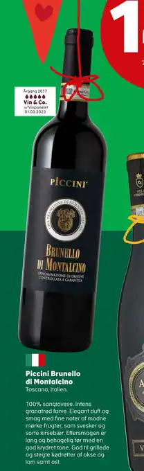 Kvickly Piccini brunello di montalcino tilbud