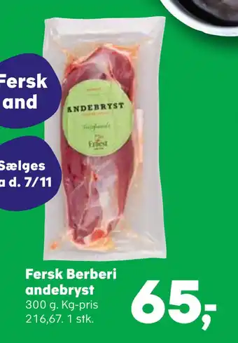 SuperBrugsen Fersk berberi andebryst tilbud