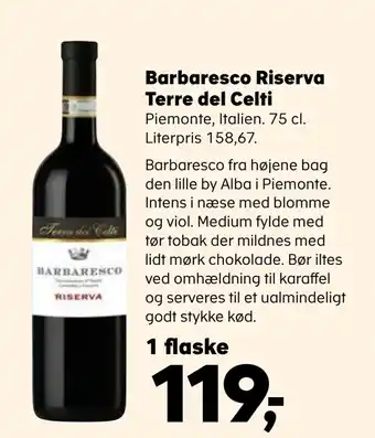 Barbaresco riserva terre del celti