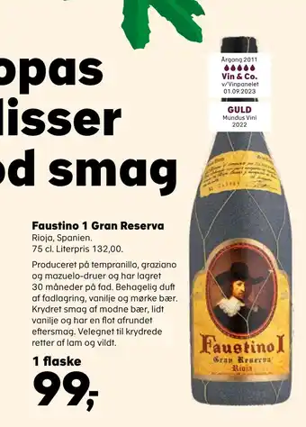 Faustino 1 gran reserva