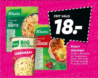 Bilka Knorr marked tilbud