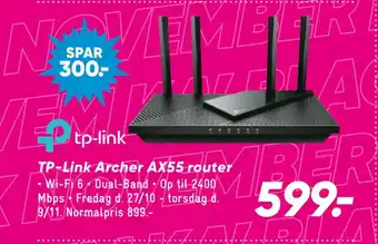 Bilka Tp-link archer ax55 router tilbud