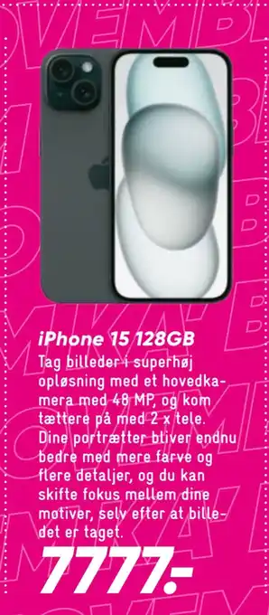 Bilka Iphone 15 128gb tilbud